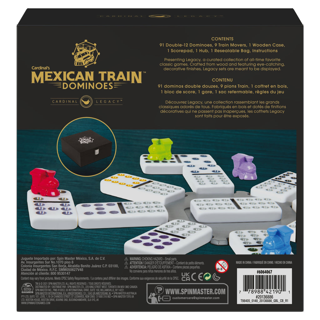 Legacy Deluxe Mexican Train Dominoes