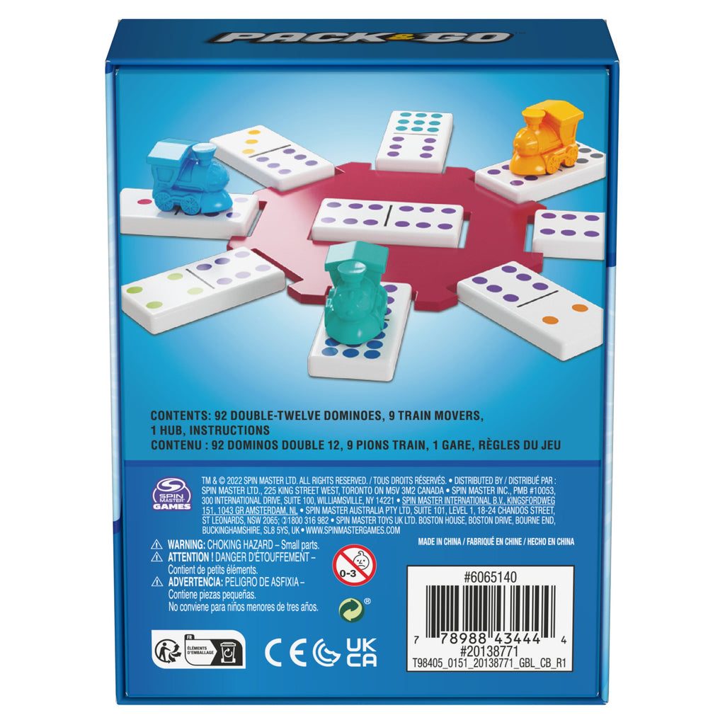 Pack & Go Mexican Train Dominoes