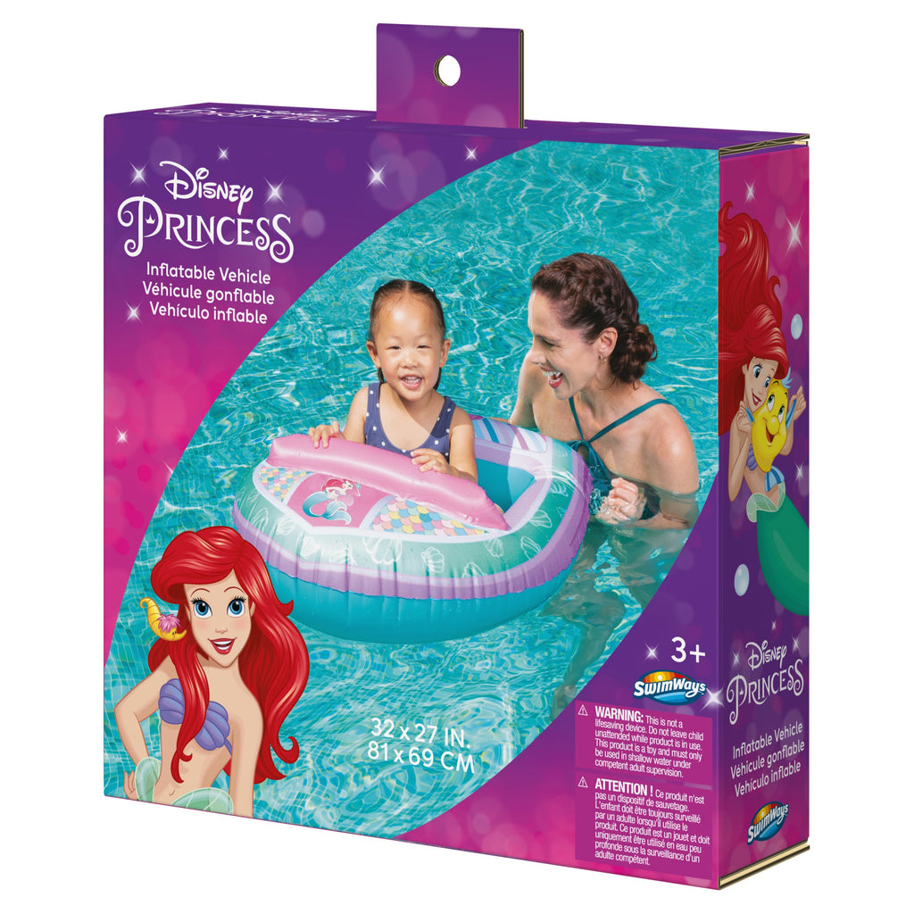 Swimways Disney Princess Ariel Inflatable Water Boat