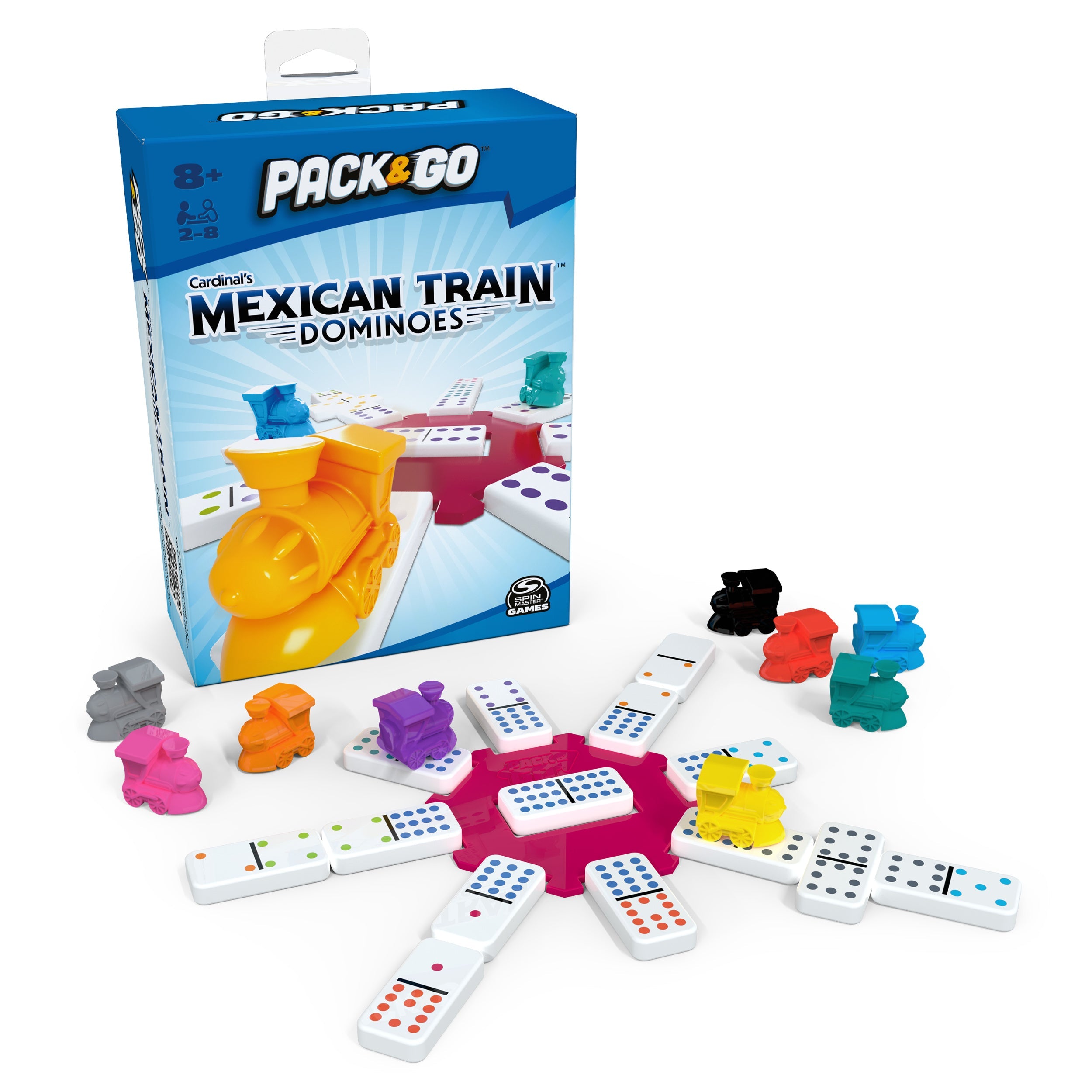 Pack & Go Mexican Train Dominoes