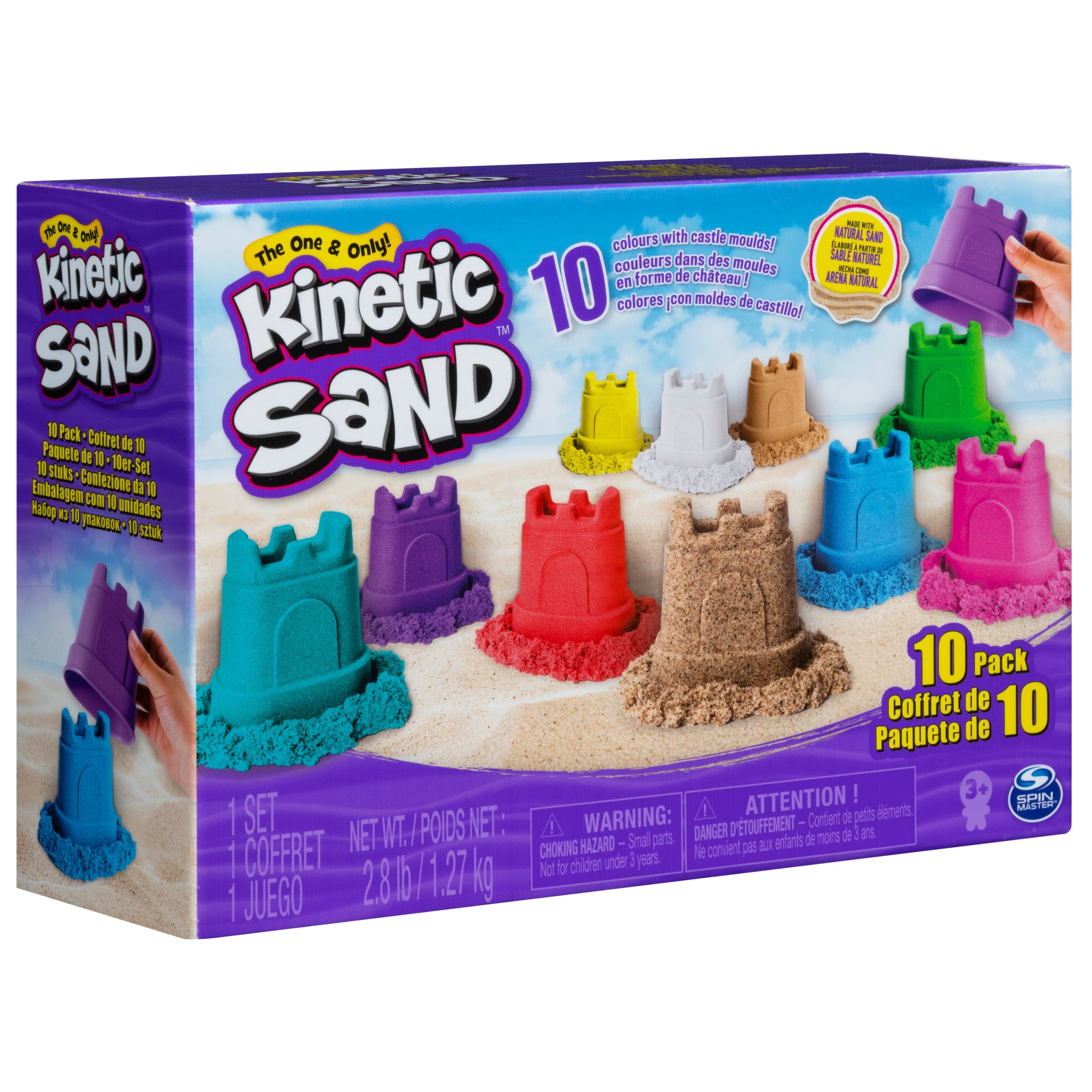 Kinetic Sand, Castle Container 10-Pack