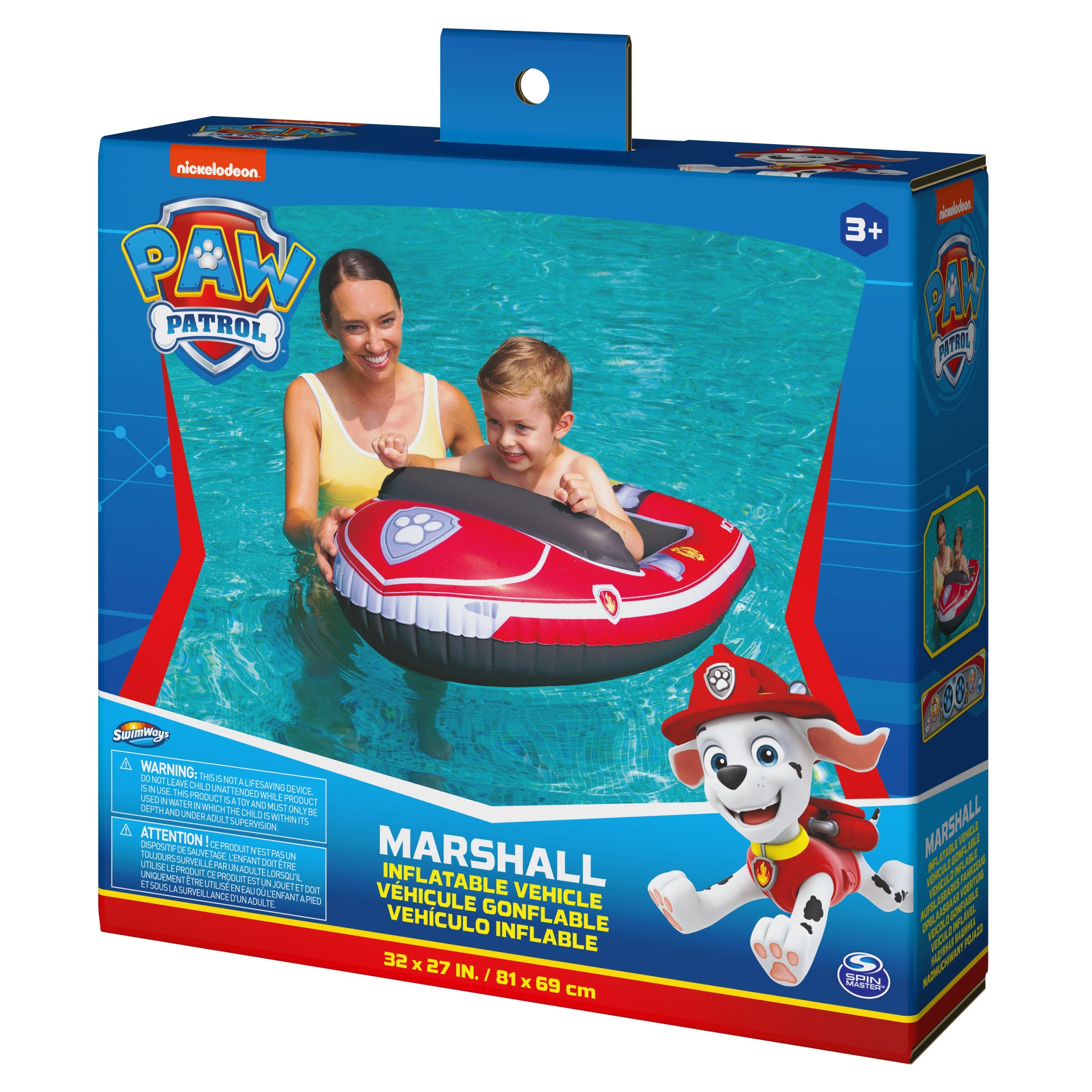 Swimways Paw Patrol Marshall Inflatable Water Boat