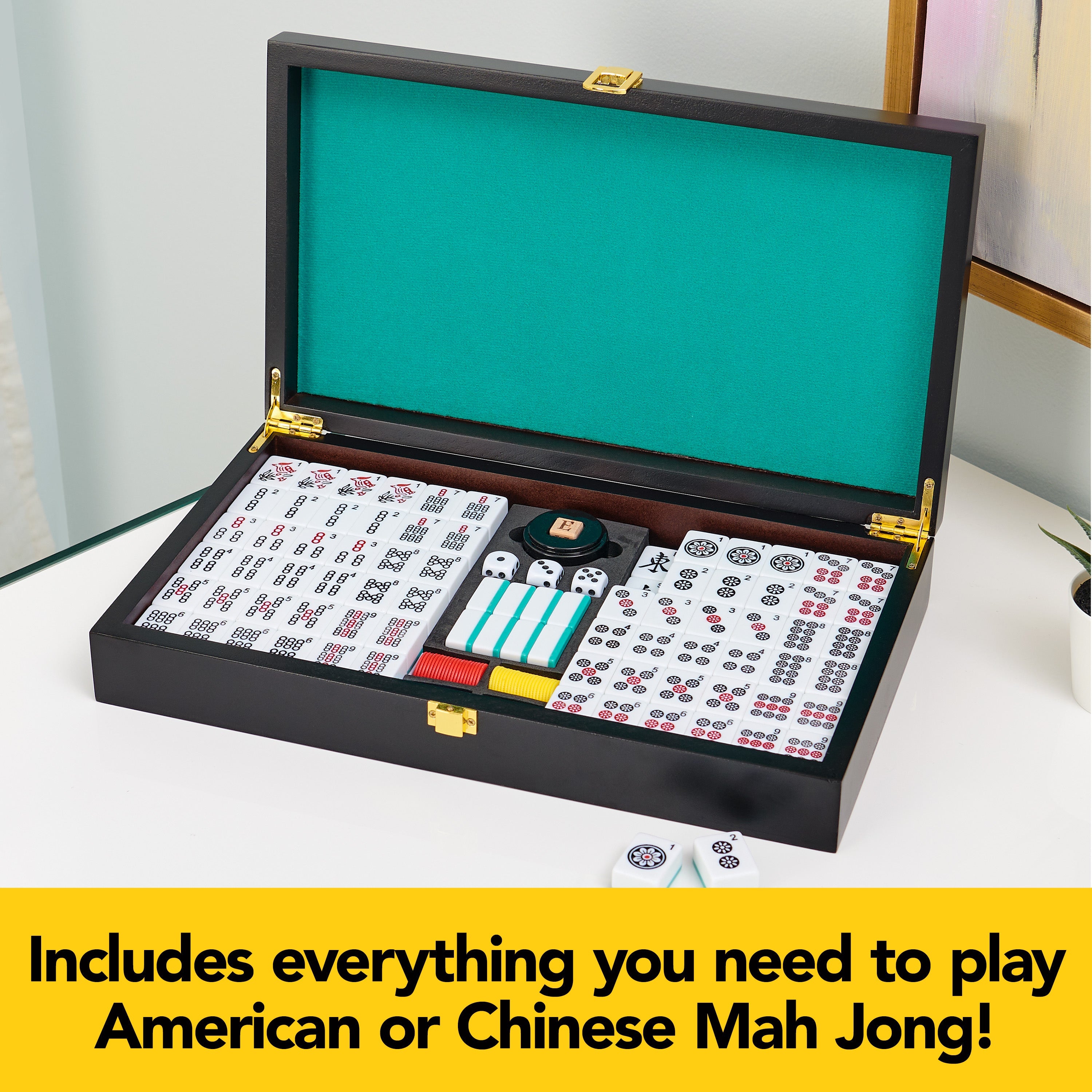 Deluxe Mah Jong Game Set