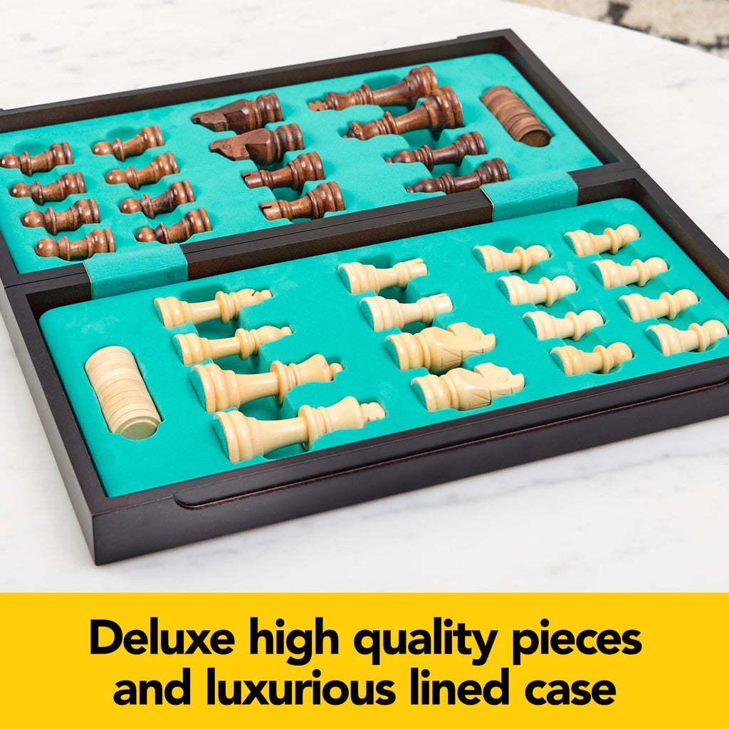 Legacy Deluxe Chess & Checkers Set