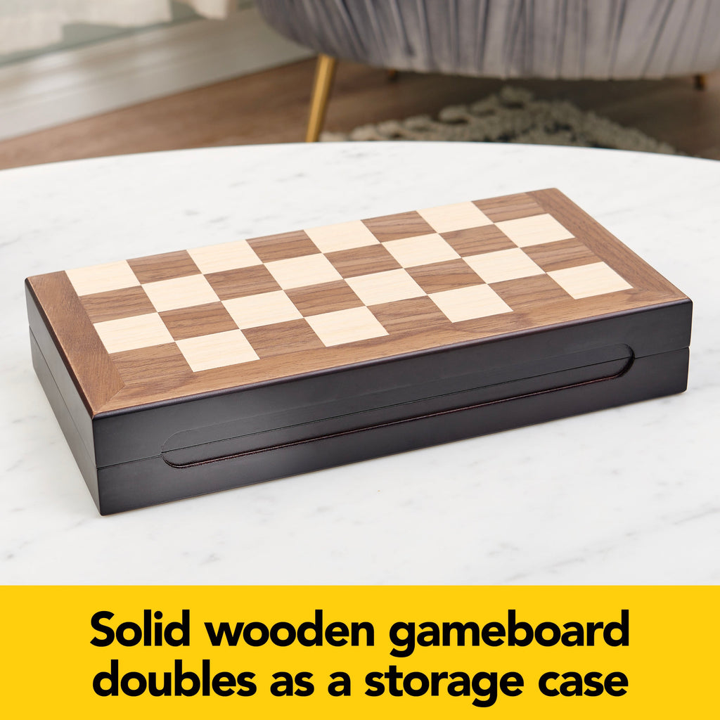 Legacy Deluxe Chess & Checkers Set