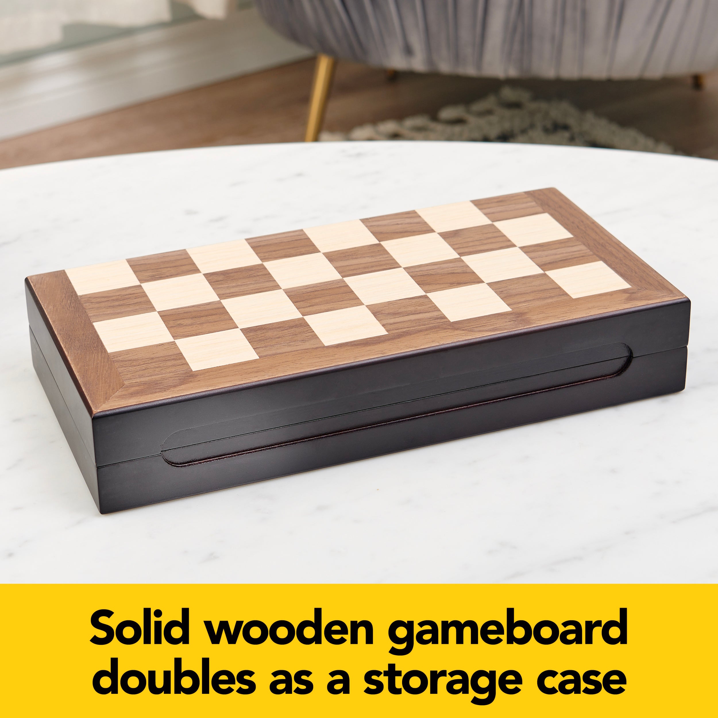 Legacy Deluxe Chess & Checkers Set