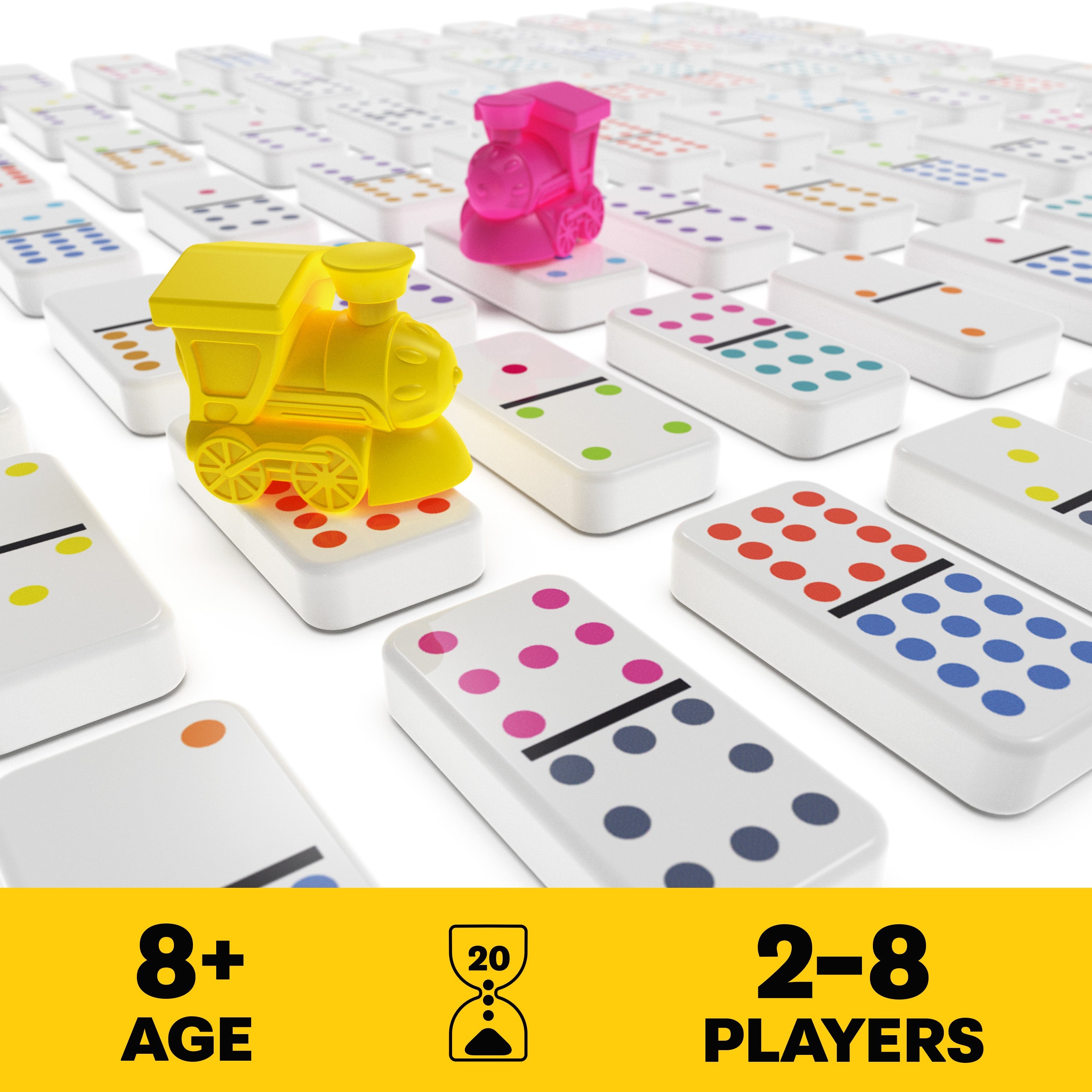 Pack & Go Mexican Train Dominoes