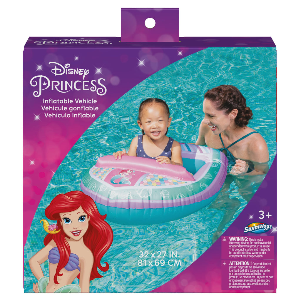 Swimways Disney Princess Ariel Inflatable Water Boat