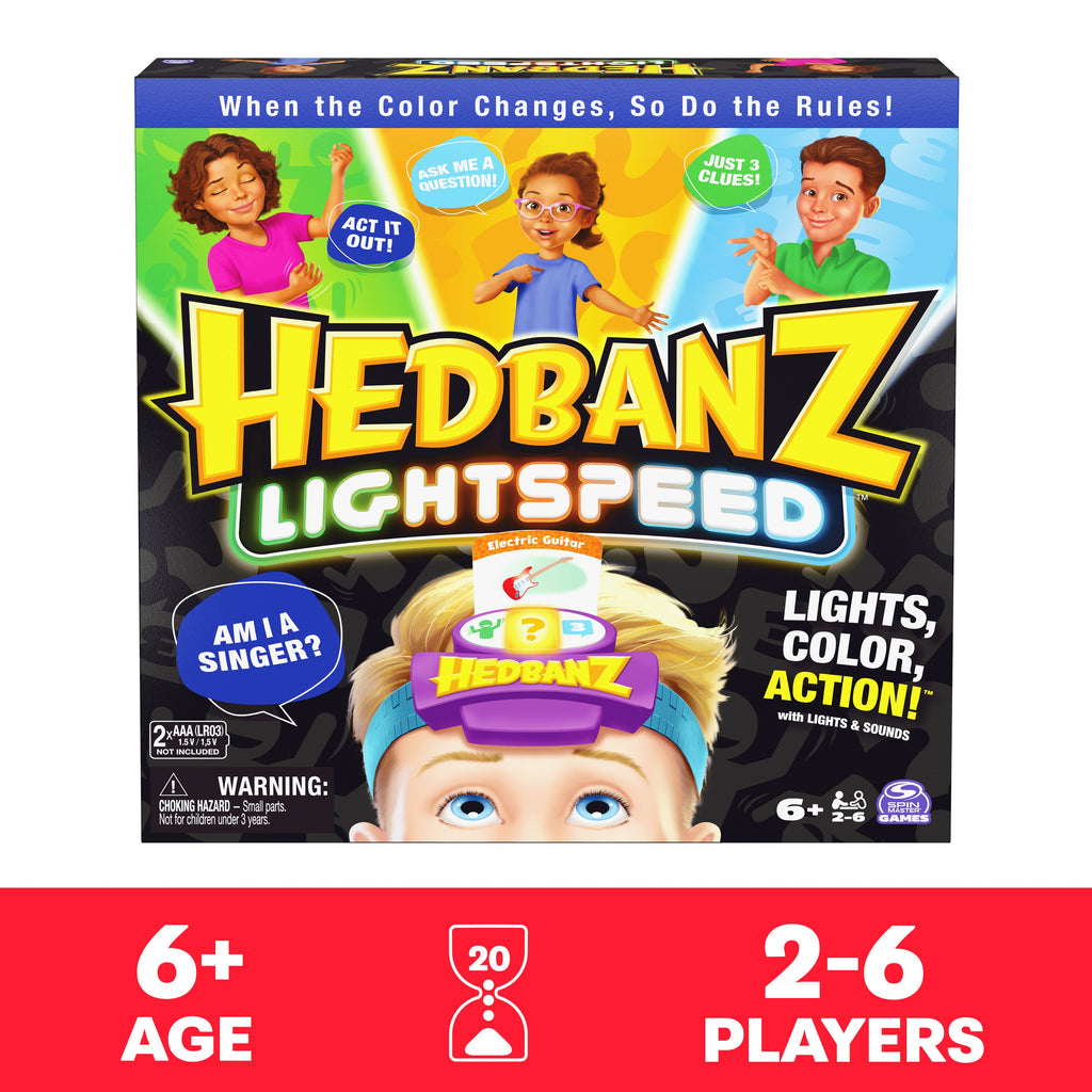 Hedbanz Lightspeed Family Game