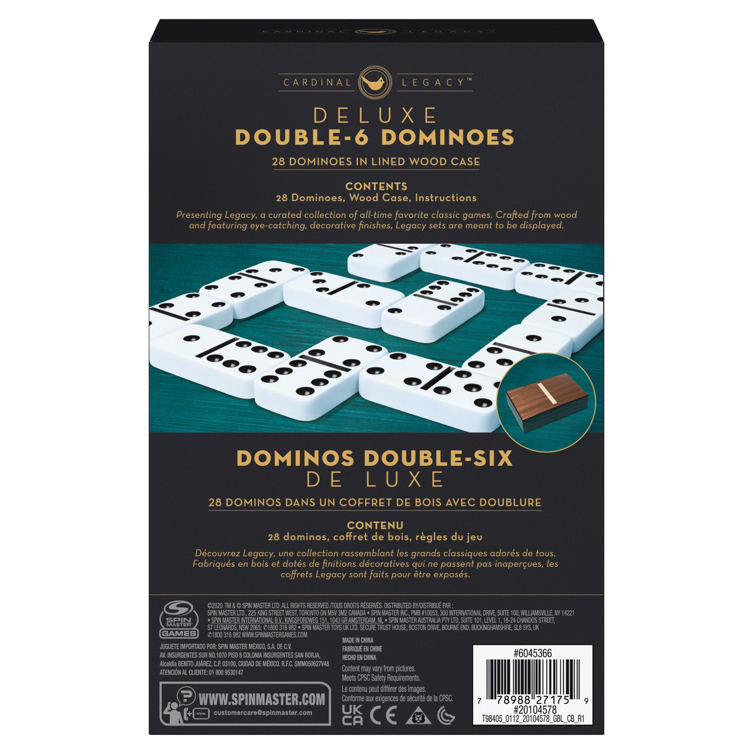 Legacy Deluxe Double-6 Dominoes